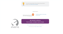 Desktop Screenshot of inveris.de